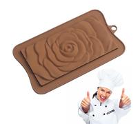Moules à barres de chocolat en silicone - Moules à chocolat - Moules à chocolat en silicone de qualité alimentaire - Moule à barres remplies de bonbons - Moule à fondre la cire avec motif pour la