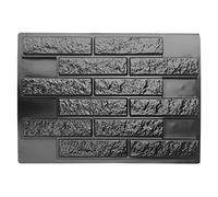 Moules à béton, Pierre de façade, Forme de Moule Mural, ABS moules réutilisables de Chemin de Jardin de Pavage de béton de Patio, Dalle de Ciment de Mur pour la décoration