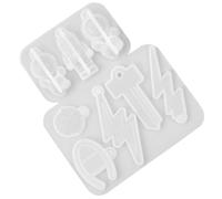 Moules à Bijoux en Époxy en Silicone Blancs 2pcs Astronaute