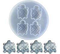 Moules à bijoux en résine en forme de tortue de mer blanche, moule en silicone pour pendentifs, porte-clés, fabrication de bijoux, fournitures cadeaux, loisirs créatifs, pendentifs, moules de moulage