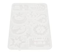 Moules à Bijoux en Silicone épais à Haute flexibilité avec Démoulage Facile, Durables et réutilisables. pour L'artisanat en Résine époxy, Porte-clés, Pendentif, Bracelet,