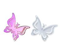 Moules À Bijoux En Silicone Réutilisables Moules À Pendentif Papillon Étoile Lune Soleil Pour Breloques Fournitures D'artisanat Butterfly Star Sun Silicone Molds