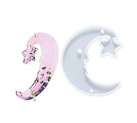 Moules À Bijoux En Silicone Réutilisables Moules À Pendentif Papillon Étoile Lune Soleil Pour Breloques Fournitures D'artisanat Butterfly Star Sun Silicone Molds