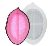 Moules à bijoux pour résine époxy | Plateau de moules en résine époxy en forme de feuille | Moules pour bols à fruits pour conteneurs de bijoux, porte-bonbons, porte-savon