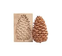 Moules à biscuits 3D en bois - Formes à biscuits en bois-emporte-pièces pour enfants emporte-pièces découpoir à biscuit la pâtisserie, tampon à biscuit pain pour Pâques, Halloween, Thanksgiving, Noël