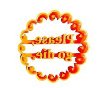 Moules à biscuits amusants pour la pâtisserie, formes originales, moules à biscuits avec des messages humoristiques, kit de découpe pour la cuisine et le bricolage (Multicolore-B)