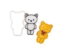 Moules à biscuits avec motif animaux de dessin animé - Emporte-pièce pour fondant - Outil de cuisine - Fournitures de fête - Emporte-pièce pour la pâtisserie