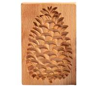 Moules à biscuits en bois 3D pomme de pin gaufrage timbres à biscuits moule pour noël Thanksgiving cuisine bricolage outils de cuisson presse timbre