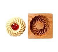 Moules à biscuits en bois 3D Relief Outils Pâtisserie DIY | Moule Empreinte pour Cookie Pour Halloween Noël Cuisine Gâteau de Lune Aliment Sablés Dessert Pâtisserie Fête D