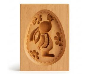 Moules à biscuits en bois, moule à biscuits polyvalent en forme de lapin d'œuf de Pâques pour, fondants, gâteaux lune et décorations pâtisserie, timbres