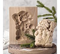 Moules à biscuits en bois sculpté, Moule à biscuits, Emporte-pièce amusant en 3D, Moule à Biscuits De Cuisson en Bois Sculptéconvient pour Noël, Thanksgiving, Halloween et Pâques (#1)