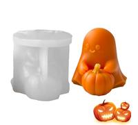Moules à Bonbons Fantôme | Moules Fantôme Debout Halloween pour Confiserie - Accessoire de Fabrication à Démoulage Facile pour Savon Argile Résine Desserts