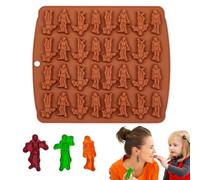 Moules à Bonbons Gélifiés Halloween - Moule À Bonbons Crâne - en Silicone Antiadhésif pour Gelées et Décors de Bonbons d'Halloween