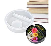 Moules à Bougeoirs en Silicone - Moule à Résine Époxy pour Artisanat | Moule Silicone Pour Chandelles De Noël Pour Adultes Ciment Plâtre Artisans Passionnés Décorateurs