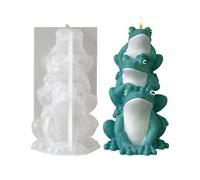 Moules À Bougie Animaux,Modele De Bougie Grenouille En 3D - Moules À Gypse Animaux,Pour Savon, Argile, Ciment, Résine, Décoration Maison et DIY