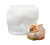 Moules à bougie en silicone : forme de bateau non pour bébés de 10 cm, forme de fonte de plâtre en résine, moule à savon, moule à chocolat argileux, outil de figurine