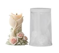 Moules à Bougie en Silicone | Moule 3D Sirène Fleur pour Résine - Moule pour Ciment - Décoration Maison | Artistes Débutants Enseignants Amateurs Loisirs Créatifs Événements Ateliers