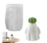 Moules à bougie en silicone - Moule pour décoration de bureau béton | Forme de et fantôme pour travaux manuels en ciment plâtre résine pour décorateurs et organisateurs d'événements