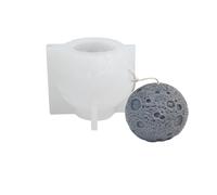 Moules à bougie parfumées en forme de terre, moule à savon en silicone, moules pour fabrication de bougies, moules à bougie The Moon and Earth Candle Moulds pour savon fait à la main, bougies