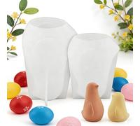 Moules à Bougie pour Oiseau,Gloryit Moules en Plâtre pour Animaux de Printemps et de Pâques, 2 Moule en Silicone pour Mouler des Oiseaux,À Utiliser Dans les Bougies,la Cire de Soja et L'artisanat.