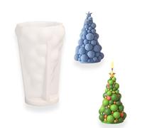 Moules à bougies 3D en forme de bulle en forme d'arbre - Moules en silicone pour la fabrication de bougies - Moules en silicone pour résine, savon, argile, cire de bougie, décoration d'intérieur de