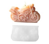 Moules à bougies 3D en forme de moto antiadhésifs réalistes | Moule réutilisable en résine pour plâtre, cire, béton, artisanat, décoration de table, travail en céramique