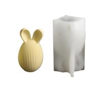 Moules à bougies - 5,5 à 6,2 cm Moule en silicone en ciment d'oeuf de lapin 3D | Moules de chocolat pour bougies d'aromathérapie de vacances, faites de beaux métiers en résine, moule en résine époxy
