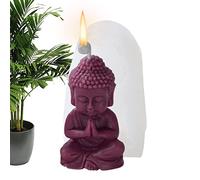 Moules à bougies Bouddha en silicone, moules à bougies Bouddha - Moules en silicone pour Bouddha - Moules artisanaux en résine décorés, moule Bouddha DIY pour fabriquer des bougies artisanales