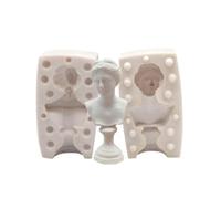 Moules à bougies corporelles - Moule à savon en silicone et parfumée | Statue du Laocoon pour sculptures en résine | Outil artisanal de portrait pour décoration d'intérieur et cadeau pour amis