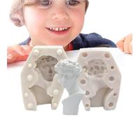 Moules à bougies corporelles - Moule à savon en silicone et parfumée | Statue du Laocoon pour sculptures en résine | Outil artisanal de portrait pour décoration d'intérieur et cadeau pour amis