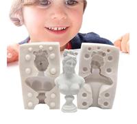 Moules à bougies corporelles - Moule à savon en silicone et parfumée | Statue du Laocoon pour sculptures en résine | Outil artisanal de portrait pour décoration d'intérieur et cadeau pour amis