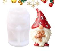 Moules À Bougies De Fabrication Forme d'Art en Silicone Réutilisable au | Moule À Bougie De Noël Pour Résine Et Béton Pour Passionnés Débutants Maman Femmes Table De Chevet Étude