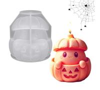 Moules à bougies d'Halloween en silicone pour fabrication de savon | Moules à ciment de vacances pour artistes, enseignants d'art, amateurs d'artisanat, événements de bureau, atelier, maison
