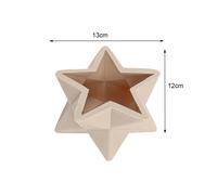 Moules À Bougies En Étoile À Cinq Branches 3d, Pentagramme En Silicone, Diffuseur De Voiture, Moule En Pierre, Fabrication De Savon À La Main, Ornement De Bureau