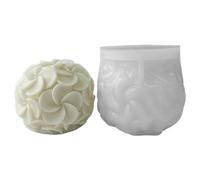 Moules à bougies en forme d ' hortensia, moules à savon en forme de fleur, en argile, en Silicone, pour les amateurs de bricolage, facile à utiliser