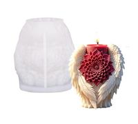 Moules à bougies en forme d'ange - En résine - Outils de bricolage - Pour époxy, plâtre, argile, chocolat, dessert