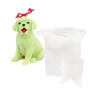 Moules à bougies en forme de chien - Petits moules à savon Golden Retriever - Moules en silicone pour la fabrication de bougies, ornements en résine, décoration de plâtre, céramique douce, savon