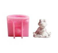 Moules à bougies en forme de grenouille, jolis animaux en | Moules à plâtre pour la fabrication de savon, en résine époxy, moules de moulage d ' ornement, décoration de la