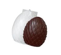 Moules à bougies en résine en forme d ' œufs en écailles de dragon, adaptés démoulage sans effort de la fabrication de savon, garantissant un résultat parfait, moule à bougie en silicone haute
