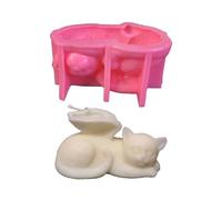 Moules À Bougies En Résine En Forme De Chat Et Chien Pour La Fabrication Bougies Décorations Salle Savon Dessus Gâteau Fondant Maison