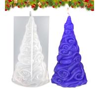 Moules à bougies en silicone 3D pour bougies de Noël - Décoration saisonnière pour école, bureau, appartement, chambre, Thanksgiving, vacances, bureau, dortoir