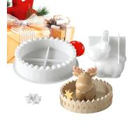 Moules à Bougies en Silicone Calendrier de l'Avent de Noël, bougeoirs 3D en | Moules de fabrication de bougies jours 1-31 pour déco maison loisirs créatifs DIY table de fête de