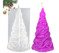 Moules à Bougies en Silicone Christmas - Moules à Bougies 3D Noël,Décoration d'Intérieur pour Fêtes Anniversaire Bureau Chambre Appartement