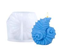 Moules à bougies en silicone - Conception de motif détaillé en silicone antiadhésif, forme de mise en forme multi-usage, moule artisanal résistant à la température, outil de formage de précision, plât