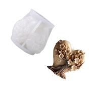 Moules à bougies en silicone en forme d ' arbre, de qualité alimentaire, pour bougies faites à la main, savon, décoration de mariage et résine époxy, moulage en élastomère thermique