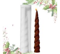 Moules à bougies en silicone | Moule à bougie 3D en forme d'arbre de Noël, moule en résine, décoration de vacances pour chocolat, gelée, argile, fondant, cire