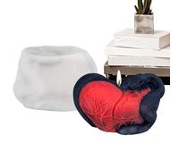 Moules à bougies en silicone, moule à bougie décoratif festif, antiadhésif, fournitures pour loisirs créatifs en argile, figurines et projets artistiques