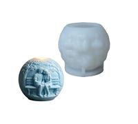 Moules à bougies en silicone pour sculpture de couple d ' amour, de qualité alimentaire, démoulage facile pour bougie faite à la main, savon, décoration de mariage, moulage de couple
