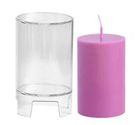 Moules à bougies, fabrication de moules - Moule cylindrique pour bougies à colonne, durable, décoration de Noël pour PC, bâtons lumineux cylindriques pour l'artisanat de bricolage, cadeau pour le cas