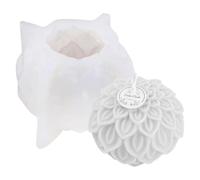 Moules à bougies - Grand moule à bougie en forme de pivoine en nid d'abeille | Moules à bougies en forme de fleur | Moules en silicone | Moule en résine époxy pour bougies